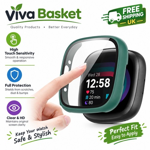 Tempered glass case - case, fitbit