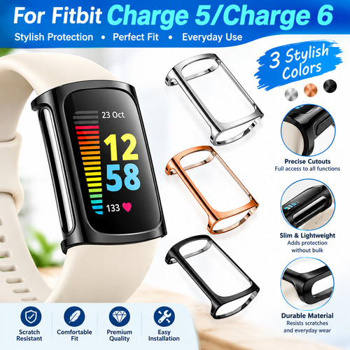 Fitbit charge tpu case - charge, 6